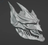 Byr Batman kabus maskesi diğer maskemin ölçeklenebilir remiksi (Sadece Plastik Aparattır!!!) 3D thumbnail 1