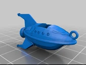 Byr KÜPE UZAY GEMİSİ SPACECRAFT NAVE ÖZEL KOLYE (Plastik Aparattır!!!) 3D thumbnail 2