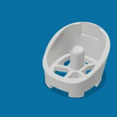 Byr Oral-B Pro 2500 Standı (Sadece Plastik Aparattır!!!) 3D thumbnail 1