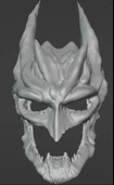Byr Batman kabus maskesi diğer maskemin ölçeklenebilir remiksi (Sadece Plastik Aparattır!!!) 3D thumbnail 4
