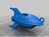 Byr KÜPE UZAY GEMİSİ SPACECRAFT NAVE ÖZEL KOLYE (Plastik Aparattır!!!) 3D thumbnail 1