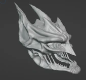 Byr Batman kabus maskesi diğer maskemin ölçeklenebilir remiksi (Sadece Plastik Aparattır!!!) 3D thumbnail 2