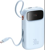 Baseus QPow2 PBank 30W 20K - Mavi thumbnail 1