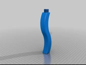 Byr Basit Duş Başlığı Kavisli (Sadece Plastik Aparattır!!!) 3D thumbnail 2