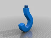 Byr Soru işareti şeklinde oluşturulmuş Basit Duş Başlığı (Sadece Plastik Aparattır!!!) 3D thumbnail 2