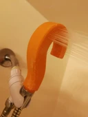 Byr Soru işareti şeklinde oluşturulmuş Basit Duş Başlığı (Sadece Plastik Aparattır!!!) 3D thumbnail 3