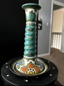 Byr GOUDA Çömlekçilik Şamdan - HOLLANDA 1910 DOLAYLARI (Plastik Aparattır!!!) 3D - 3