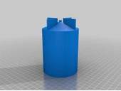 Byr Sütun mumu için balmumu kalıbı 80mm (Sadece Plastik Aparattır!!!) 3D - 1