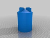 Byr Sütun mumu için balmumu kalıbı 80mm (Sadece Plastik Aparattır!!!) 3D - 2