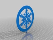 Byr Kar Tanesi Yılbaşı Ağacı Süsü (Plastik Aparattır!!!) 3D thumbnail 3