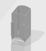 Byr Duvara monte çay poşeti dağıtıcı (Sadece Plastik Aparattır!!!) 3D - 4