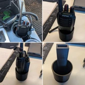 Byr Baofeng UV-5R Amatör Radyo HT bardak tutucu standı (Sadece Plastik Aparattır!!!) 3D - 3