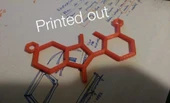 Byr Molekül Kolye - Thalidomide (Plastik Aparattır!!!) 3D - 1