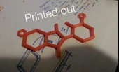Byr Molekül Kolye - Thalidomide (Plastik Aparattır!!!) 3D - 2