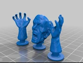 Byr Crocs için Zombi Jibbitz (Sadece Plastik Aparattır!!!) 3D - 1