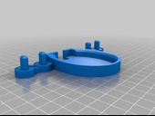 Byr 4 kişilik Oral-B tutucu (Sadece Plastik Aparattır!!!) 3D - 2