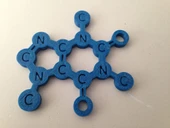 Byr Bu kafein molekülüdür, bunu kahve kupası servis altlığı olarak kullanabilirsiniz (Plastik Aparattır!!!) 3D - 1