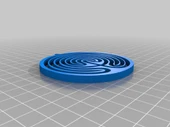 Byr Kapalı Klasik Labirent Küpe/Kolye (Sadece Plastik Aparattır!!!) 3D - 1