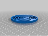 Byr Kapalı Klasik Labirent Küpe/Kolye (Sadece Plastik Aparattır!!!) 3D - 2