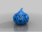 Byr Dekoratif Balkabağı Işığı "Hokkaido Wishbone" (Sadece Plastik Aparattır!!!) 3D - 1