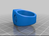 Byr Yüzük Cezalandırıcı Kafatası Kafatası (Sadece Plastik Aparattır!!!) 3D thumbnail 4