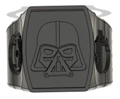 Byr Yüzük Yıldız Savaşları Darth Vader Kara Güç (Sadece Plastik Aparattır!!!) 3D thumbnail 2
