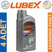 Lubex Primus EC 10W-30 1 Lt Yüksek Performanslı Motor Yağı (4 Adet) - 1