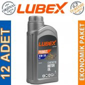 Lubex Primus EC 10W-30 1 Lt Yüksek Performanslı Motor Yağı (12 Adet) - 1