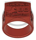 Byr Yüzük 2 Kreidler Mustang 80 lk 800 Moped Motosiklet (Sadece Plastik Aparattır!!!) 3D thumbnail 2