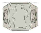 Byr Yüzük Yıldız Savaşları Joda Han Solo Leia (Sadece Plastik Aparattır!!!) 3D thumbnail 2