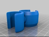 Byr Duş Başlığı Adaptörü/Tutucu - Yardımcı Hortum (Mod) (Sadece Plastik Aparattır!!!) 3D thumbnail 2