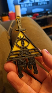 Byr Bill Cypher Kolye (Sadece Plastik Aparattır!!!) 3D - 2