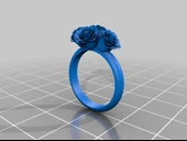 Byr Gül yüzük (Plastik Aparattır!!!) 3D thumbnail 3