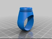 Byr Yeşil Fener Kahraman Tarzı Yüzük (Sadece Plastik Aparattır!!!) 3D thumbnail 2