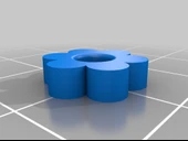 Byr Halkalar / küpeler için çiçek kolye (Plastik Aparattır!!!) 3D - 3