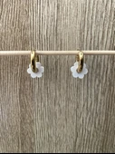Byr Halkalar / küpeler için çiçek kolye (Plastik Aparattır!!!) 3D - 2