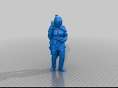 Byr Nisan Fırtınası, Star Wars'tan Rav Bralor (Vhonte Tervho) Kadın Mandalor Ödül Avcısı rolünde (Sadece Plastik Aparattır!!!) 3D - 2