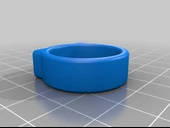 Byr Chi Rho Yüzük (Plastik Aparattır!!!) 3D thumbnail 2