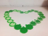 Byr Yonca Anahtar Etiketleri / Kolye (Sadece Plastik Aparattır!!!) 3D - 4