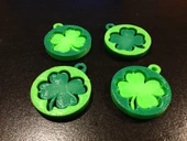 Byr Yonca Anahtar Etiketleri / Kolye (Sadece Plastik Aparattır!!!) 3D - 1