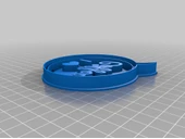 Byr kahve kurabiye kesici damgasını seviyorum (Sadece Plastik Aparattır!!!) 3D - 1