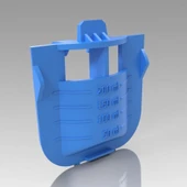 Byr Bosch / Siemens Çamaşır makinesi 621486 00621486 Insert (Sadece Plastik Aparattır!!!) 3D - 1