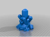 Byr Crystal Rock remiksi (çay ışığı için) (Sadece Plastik Aparattır!!!) 3D - 1