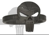 Byr Yüzük 2 Punisher Kafatası Kafatası (Plastik Aparattır!!!) 3D thumbnail 5