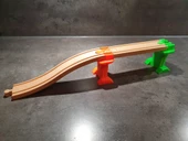 Byr Eski IKEA setiyle uyumlu ahşap tren köprüsü sütunu (Sadece Plastik Aparattır!!!) 3D - 2