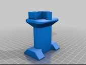 Byr Eski IKEA setiyle uyumlu ahşap tren köprüsü sütunu (Sadece Plastik Aparattır!!!) 3D - 4