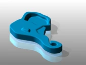 Byr Fil Anahtarlık Kolye (Plastik Aparattır!!!) 3D - 2