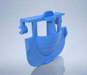 Byr Bosch / Siemens Çamaşır makinesi 00605740 Insert (Sadece Plastik Aparattır!!!) 3D - 1