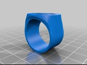 Byr Abba Mühür Yüzük 22mm (Plastik Aparattır!!!) 3D - 2