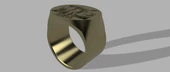 Byr Abba Mühür Yüzük 22mm (Plastik Aparattır!!!) 3D - 4